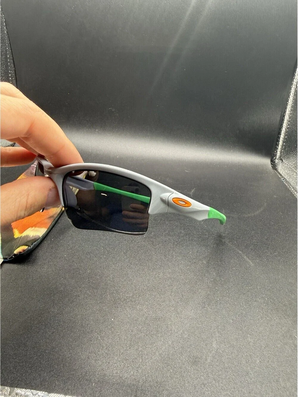 Oakley Quarter Jacket Polished Fog/Grey Lenses